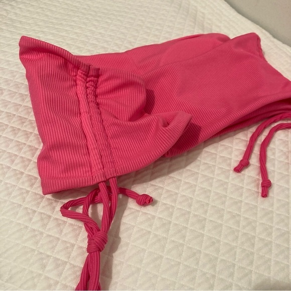 Pink Bathing Suit Top Strapless Womens Large Swim Top Cami NWOT - Picture 4 of 6